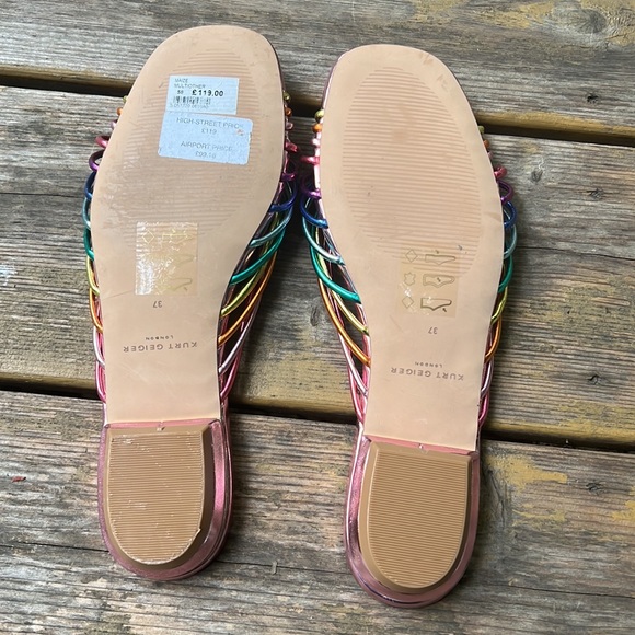 Kurt Geiger rainbow kitten heel - Picture 4 of 4